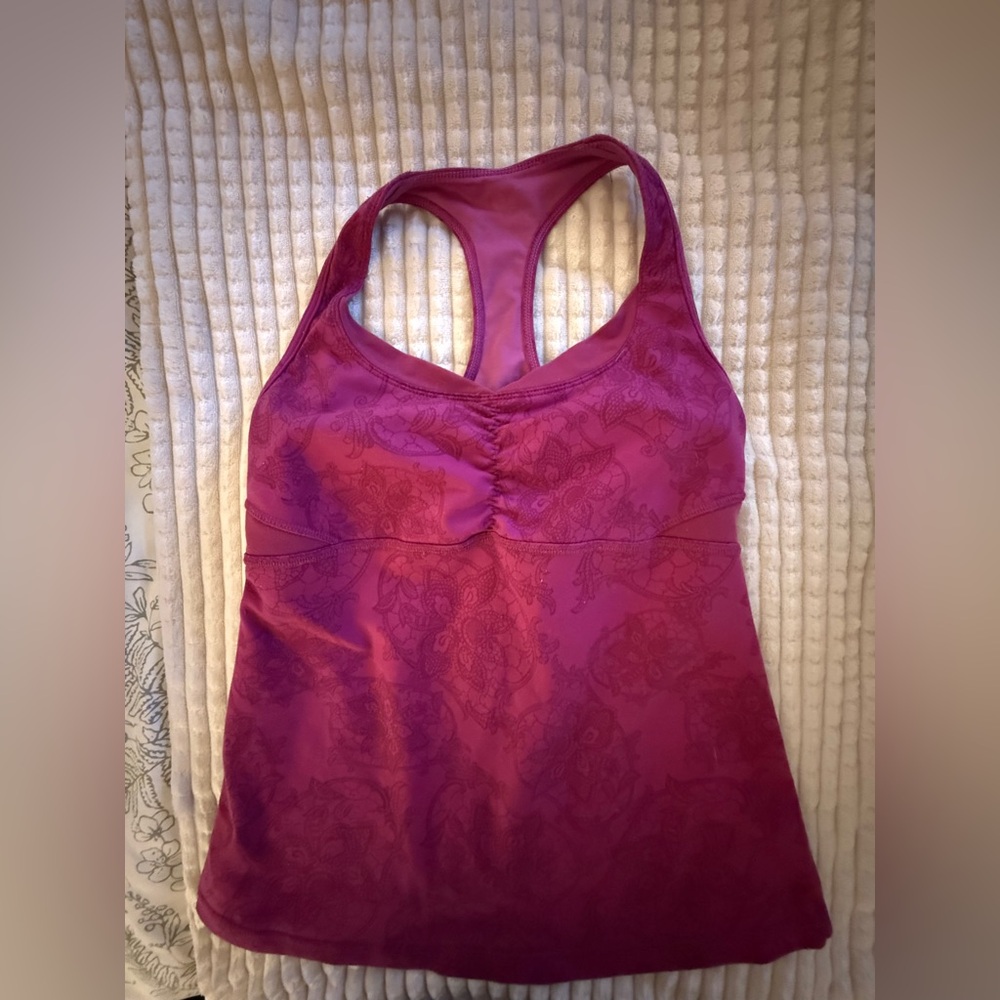Lululemon Magenta Racerback Sports top